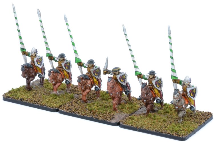 Mounted Lancers - Click Image to Close