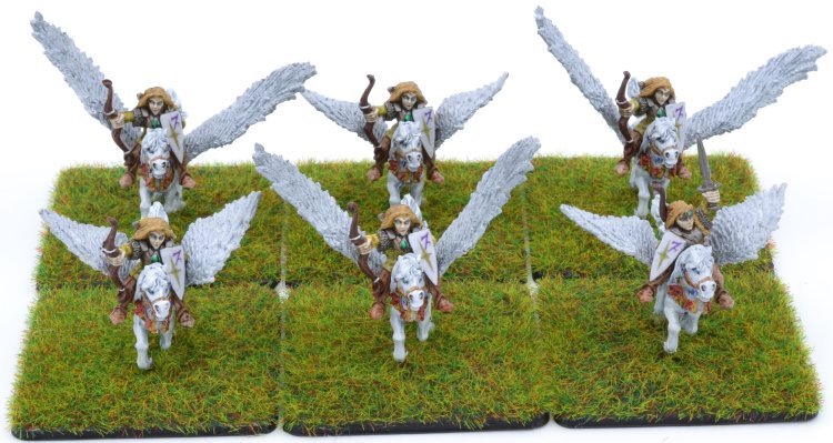 Wood Elf Pegasus Riders - Click Image to Close