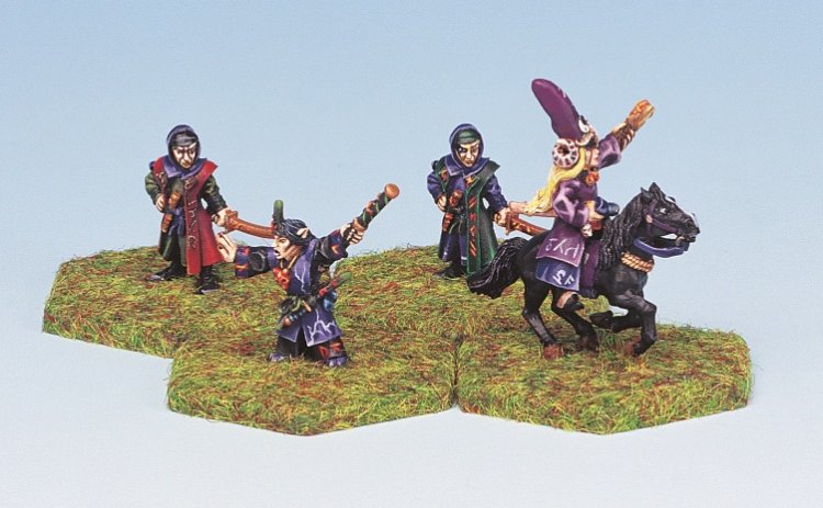 Dark Elf Mages - Click Image to Close